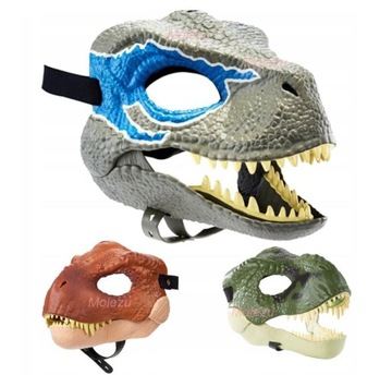 Пушистая Маска Раптора Маска Ужаса Подвижные Динозавры