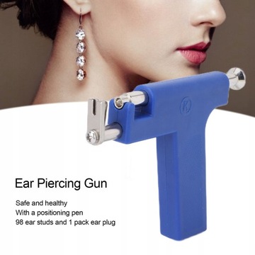 Пистолет для пирсинга ушей Пирсинг ушей из нержавеющей стали