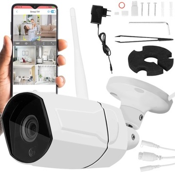 Kamera Zewnętrzna 3,6 WiFi IP 1080p Full IR 2Mpx