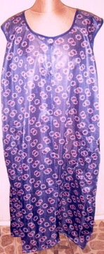 ФАРТУК ЖЕНСКИЙ, БОЛЬШИЕ ПУГОВИЦЫ, размер 3XL, ТЕМНО-СИНИЙ УЗОР 11\50