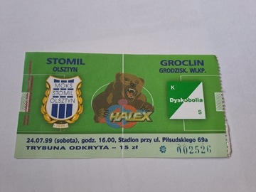 STOMIL OLSZTYN - DYSKOBOLIA GRODZISK 24-07-1999