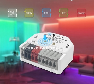 Контроллер MINI 5 в 1 ZigBee для умных светодиодных лент Home Assistant Hue TUYA