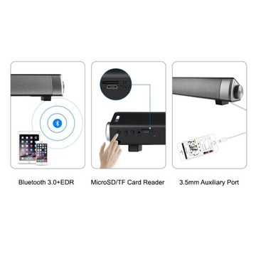 Soundbar głośnik komputerowy do telewizora niskotonowy LP-08