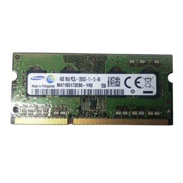 Pamięć RAM 4GB DDR3 SAMSUNG M471B5173EB0-YKO SO-DIMM 1600 MHz