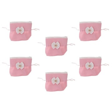 2х6 Красивые хлопковые мешочки на веревочке