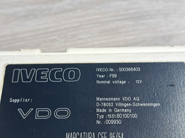 IVECO DAILY III 99-06 PŘÍSTROJOVÁ DESKA BUDÍKY 500366403