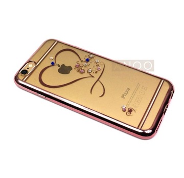 HEART SWAROVSKY ROSE Etui dla iPhone 6 7 8 PLUS