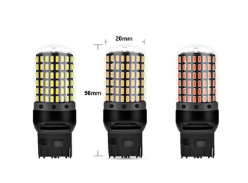 СВЕТОДИОДНАЯ ЛАМПОЧКА 144 SMD 4014 W21W 7440 T20 CANBUS США