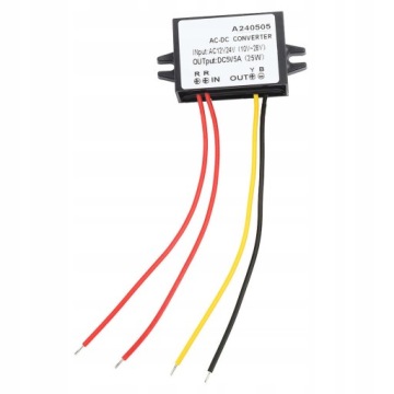 Модуль питания AC 12V 24V в DC 5V Buck Converter leiq S1