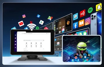 РАДИО МУЛЬТИМЕДИЙНАЯ СТАНЦИЯ ANDROID AUTO APPLE CARPLAY ANDROID 13 2/32 ГБ GPS