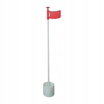 Golf Putt Green Flag и Hole Cup Попрактикуйтесь в игре в гольф Lawn Putt White