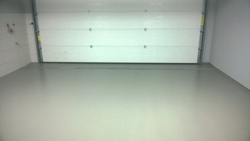 смола для складского гаража с заполнителем на 20м2