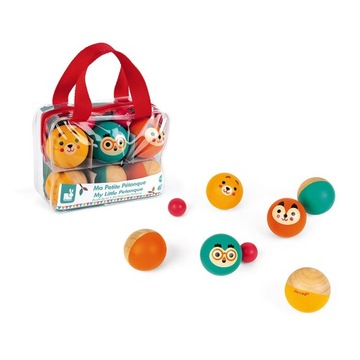 Деревянные шарики Janod Happy Garden, 6 мячей для детей