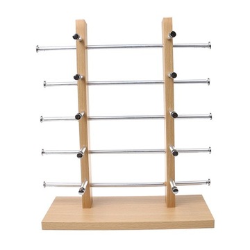 Layer Sunglasses Eyeglasses Display Wooden Frame Rack Stand Holder