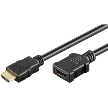 Удлинительный кабель HDMI, быстрая передача Ethernet, 2 м