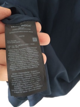 Vero Moda prosta damska sukienka granatowa r 36