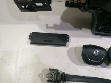 SKODA YETI DESKA KONSOLA AIRBAG PODUSZKI PASY ORG