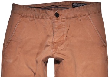 JACK AND JONES spodnie BROWN jeans TAPERED _ W30 L30