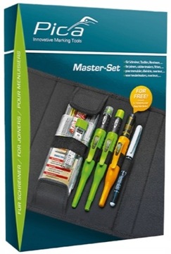 PICA 55010 Master Set, столярный набор в ЧЕХОЛЕ.