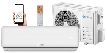 Klimatyzator ścienny BRISSE 3,5 kW WiFi A++ z funkcją grzania
