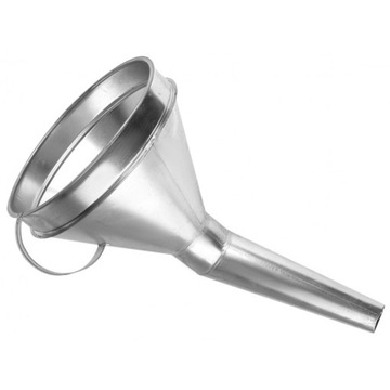 Lejek do paliwa metalowy krzywy z sitkiem 170mm