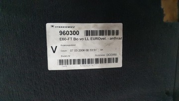 Коврик передний BMW E60 E61 Европа черный