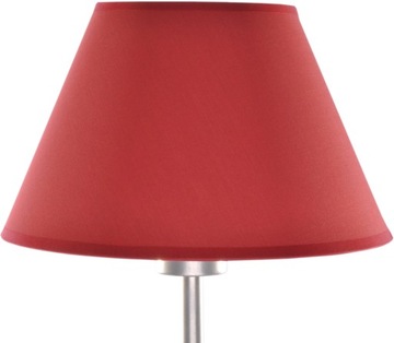 ABAŻUR DO LAMPKI KLOSZ STOŻEK BORDOWY 25 E27 ŁADNY
