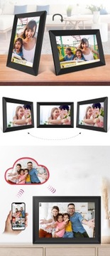 ЦИФРОВАЯ HD-ФОТОРАМКА 10 ДЮЙМОВ СВЕТОДИОДНАЯ WIFI ФОТОРАМКА МУЗЫКА КИНО ПОДАРОК