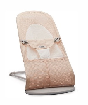 BABYBJORN - leżaczek BALANCE SOFT MESH - Różowy/Bi