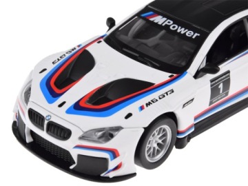 BMW M6 GT3 масштаб 1:32 металлический спортивный автомобиль свет звук ZA4613