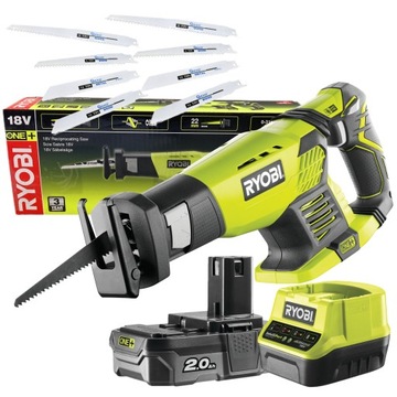 RYOBI RRS1801M РЕЦИМЕРНАЯ ПИЛА АККУМУЛЯТОРНАЯ ПИЛА ДЛЯ ЛИСА 18В +2Ач +10 коричневый