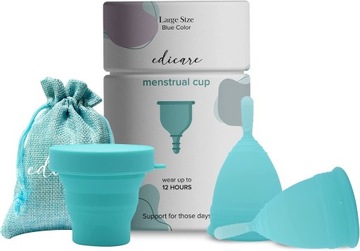 Q0366 KUBECZEK MENSTRUACYJNY EDICARE TURKUS L 2X
