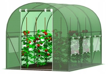 TUNEL OGRODOWY FOLIAK SZKLARNIA NA WARZYWA FOLIOWY 2,5x5, 5x2,5