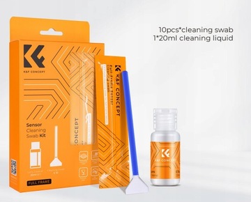 Duży zestaw do czyszczenia matrycy aparatu Full Frame Pełna Klatka 24mm K&F
