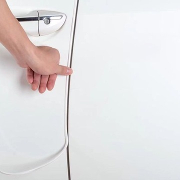 ПРОФИЛЬ КРОМКА ДВЕРИ НАКЛАДКА НА КРАЙ АВТОМОБИЛЬНОГО БАМПЕРА БЕЛАЯ КРАЙКА