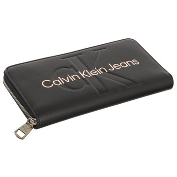 Portfel Calvin Klein Sculpted Mono Zip Around