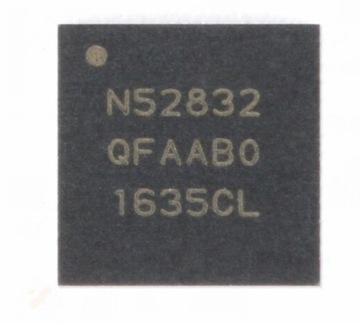 Mikrokontroler Nordic NRF52832-QFAA-R7.