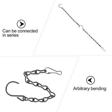 10 SZT. ŁAŃCUCHÓW DO WISZĄCYCH KOSZY, WYTRZYMAŁA DONICZKA