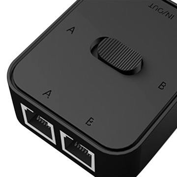 Гигабитный сетевой коммутатор RJ45, 2 порта, 2 входа и 1 выход