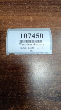 SUZUKI LIANA 1.4 D VENTILÁTOR CHLADIČŮ