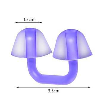 Зажим для носа для плавания фиолетовый