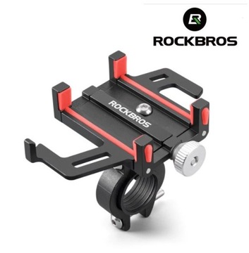ДЕРЖАТЕЛЬ ДЛЯ ТЕЛЕФОНА ROCKBROS, УСТАНОВЛЕННЫЙ НА РУЛЕ ВЕЛОСОКОТКА