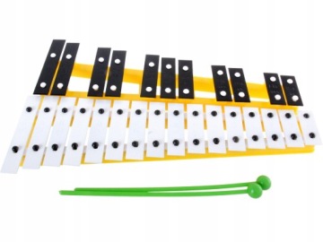 Красочные диатонические колокольчики CULMER, 27 тонов, МЕТАЛЛИЧЕСКИЕ ПЛАСТИНЫ + палочки