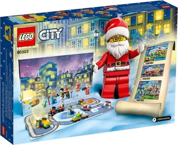 Кубики LEGO CITY Адвент-календарь 60303 *БОЛЬШОЙ*