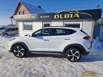 Hyundai Tucson III SUV 1.6 T-GDI 177KM 2018 Hyundai Tucson Full Led 4x4 Skory Blokada Mostow Niski przebieg 1.6 177KM, zdjęcie 2