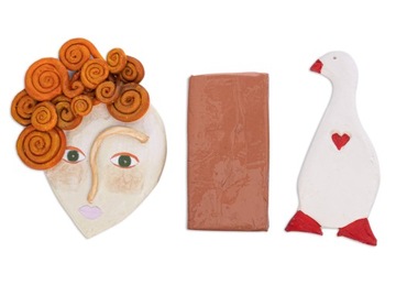 ГЛИНА Астра САМОЗВЕРДЕВАЮЩАЯ 460 г терракота