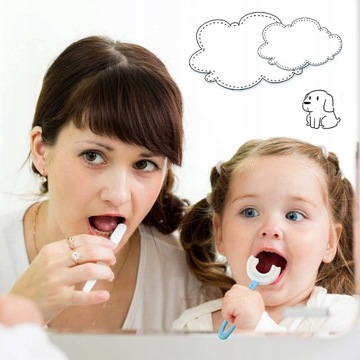 2 шт U-образные детские зубные щетки ДЛЯ ДЕТЕЙ 3-12 лет