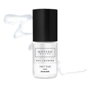 TOP NO WIPE HYBRYDOWY do paznokci matowy MATT THAT Mistero Milano 7ml 1097