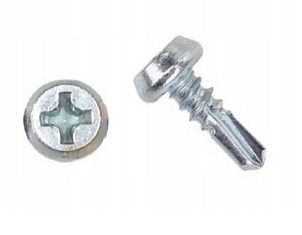 3,5x9,5mm WKRĘTY OCYNKOWANE DO PROFILI TEX SAMOWIERCĄCE PCHEŁKI 1000 szt
