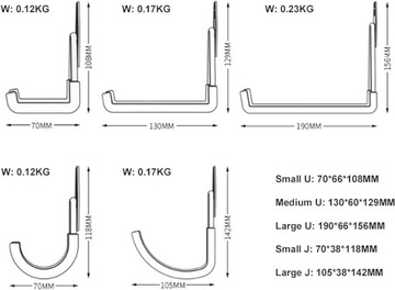 ВЕШАЛКИ, КРЮКИ, НАСТЕННЫЕ ДЕРЖАТЕЛИ ДЛЯ ВЕЛОСИПЕДА, ЛЕСТНИЦЫ, КАБЕЛИ, 12 ШТ.